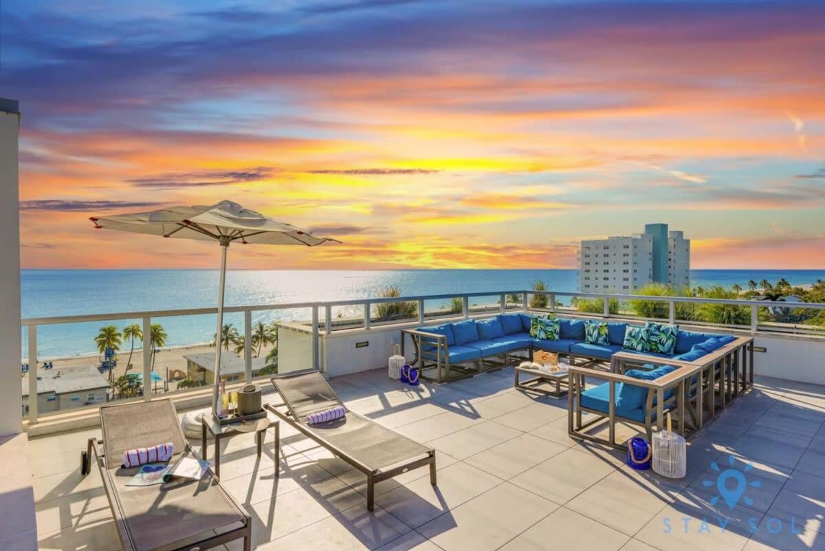 Rooftop Pool - Hollywood Beach Boardwalk Esterno foto